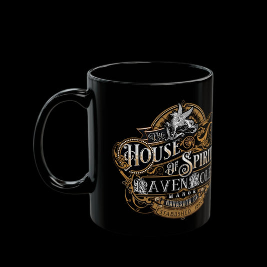 The House of Spirits (Color) Black Mug (11oz.)
