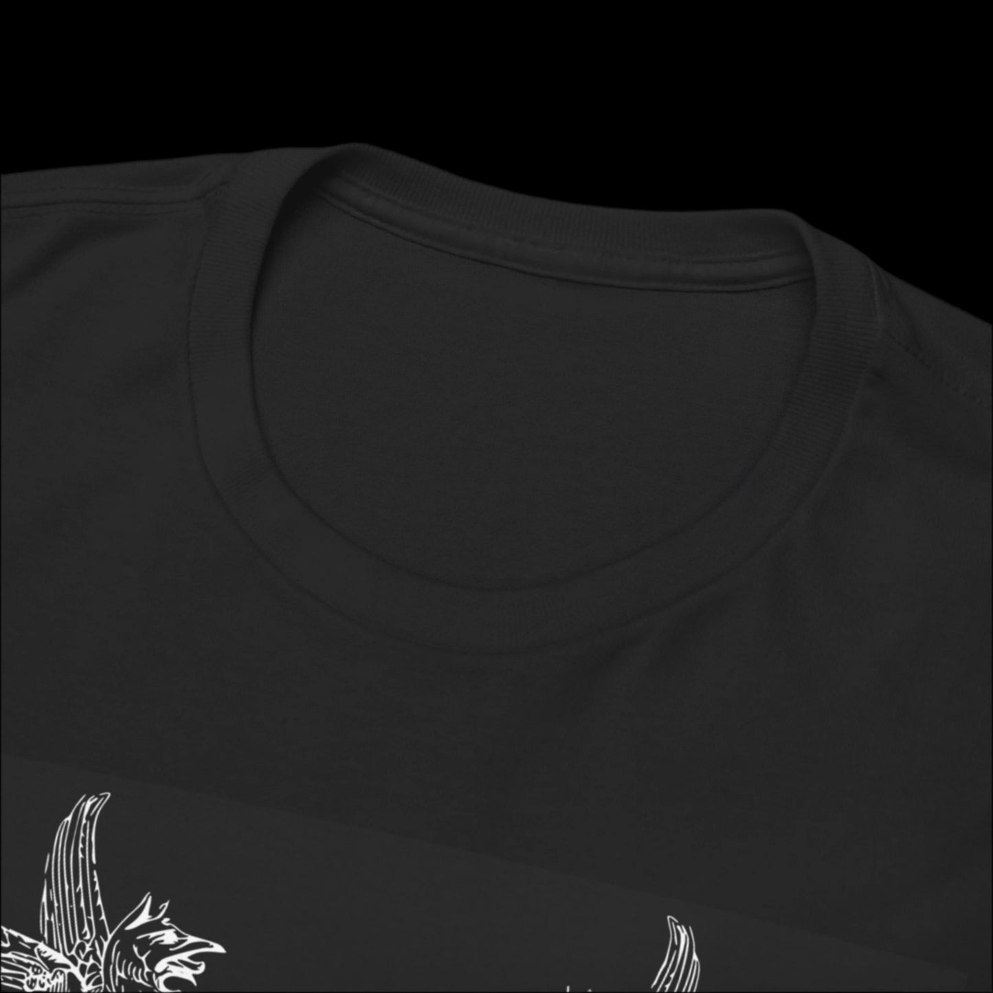 RavenWolf Manor Unisex Black Heavy Cotton Tee