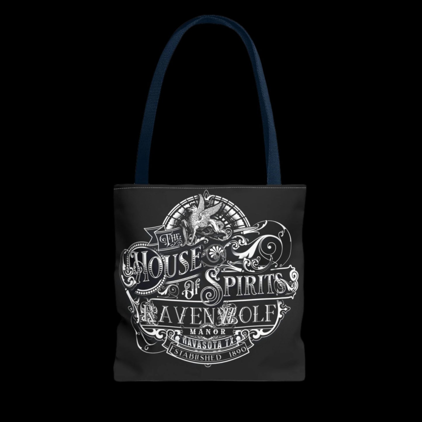 The House of Spirits (B & W) Tote Bag (AOP)