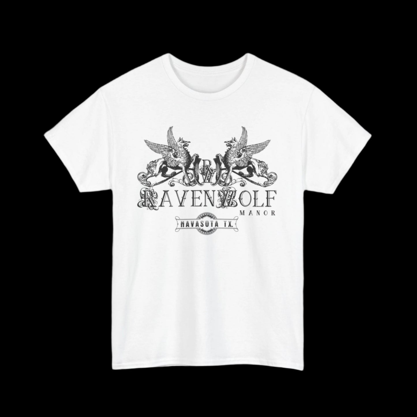 RavenWolf Manor White Unisex Heavy Cotton Tee