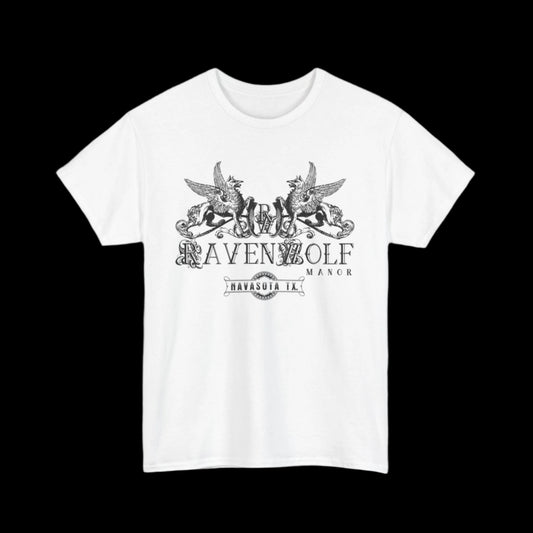 RavenWolf Manor White Unisex Heavy Cotton Tee