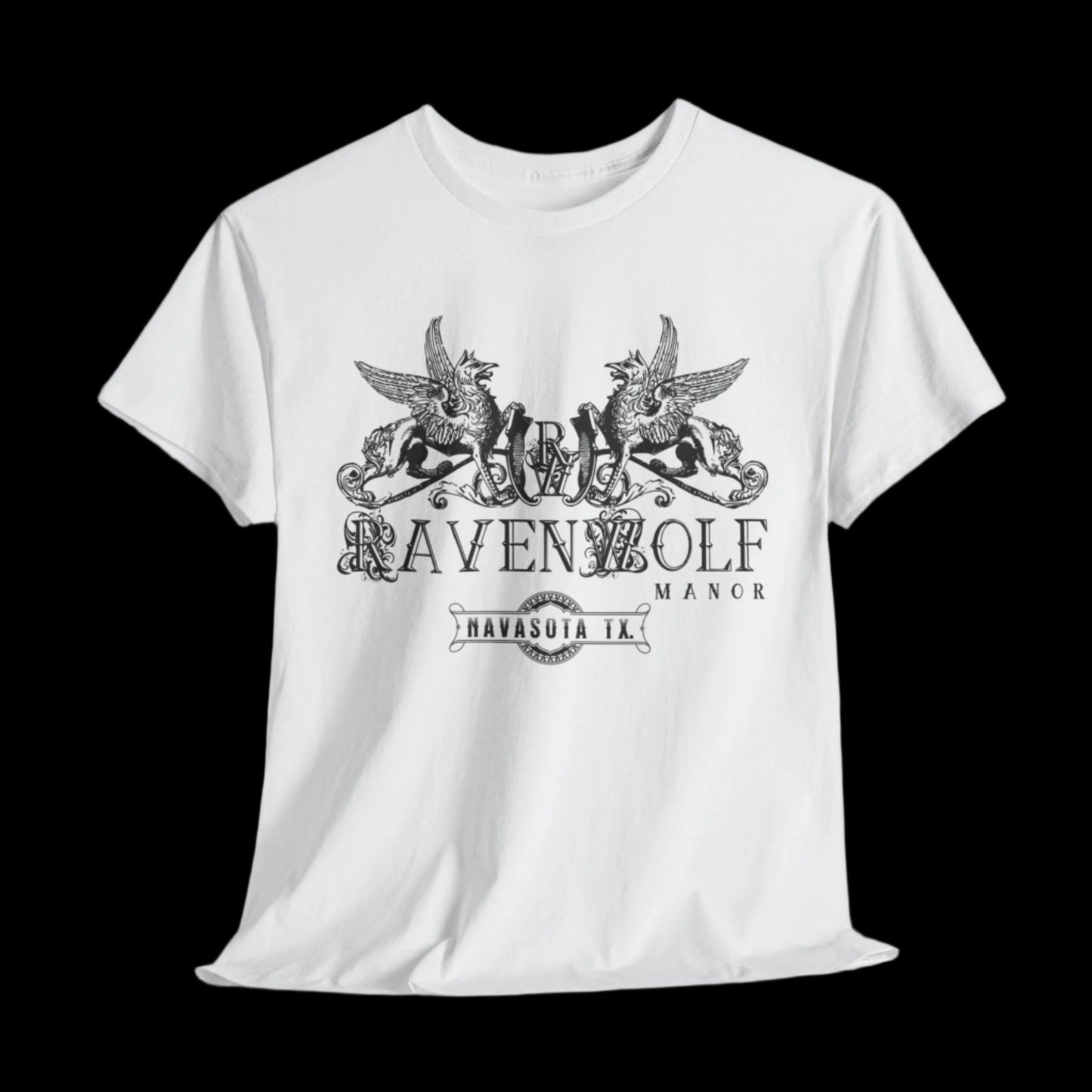 RavenWolf Manor White Unisex Heavy Cotton Tee