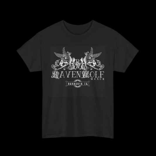 RavenWolf Manor Unisex Black Heavy Cotton Tee